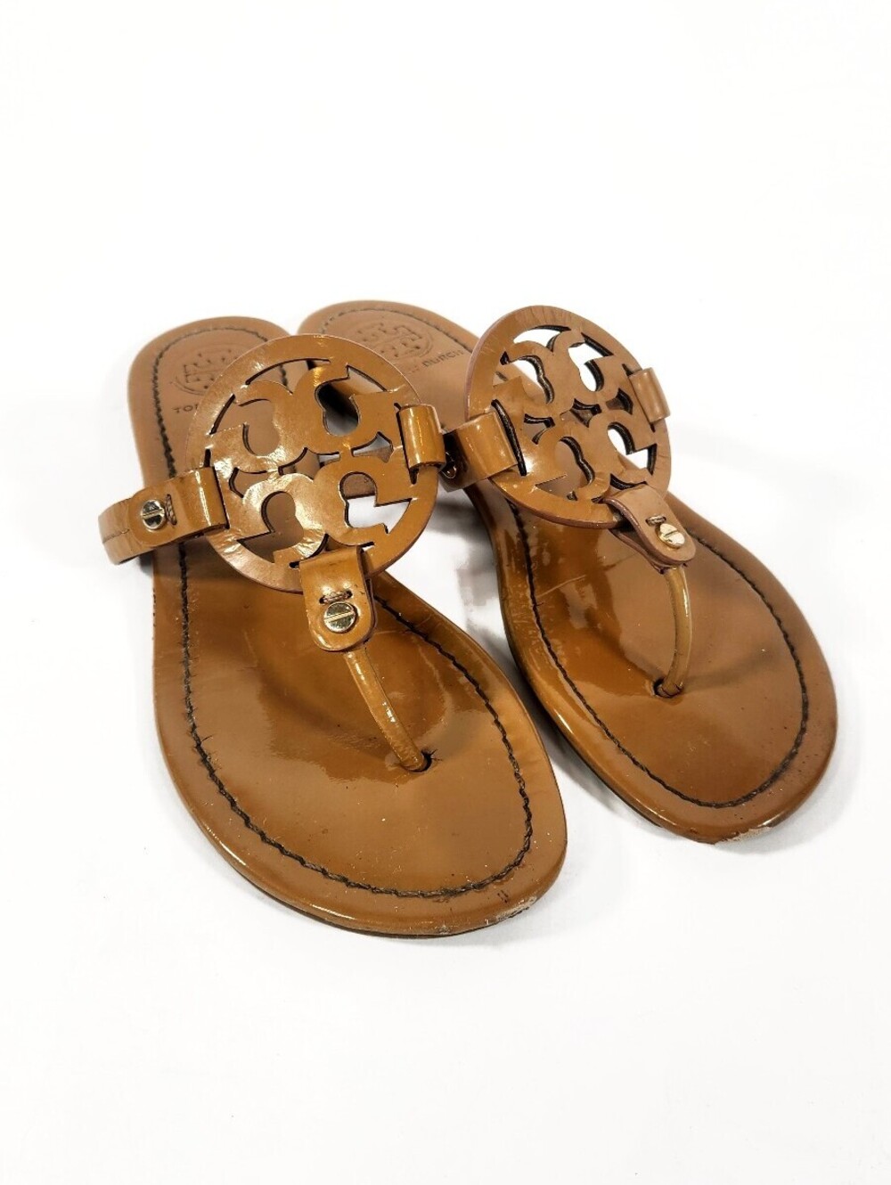 Tory Burch Brown Miller Sandals Size 7